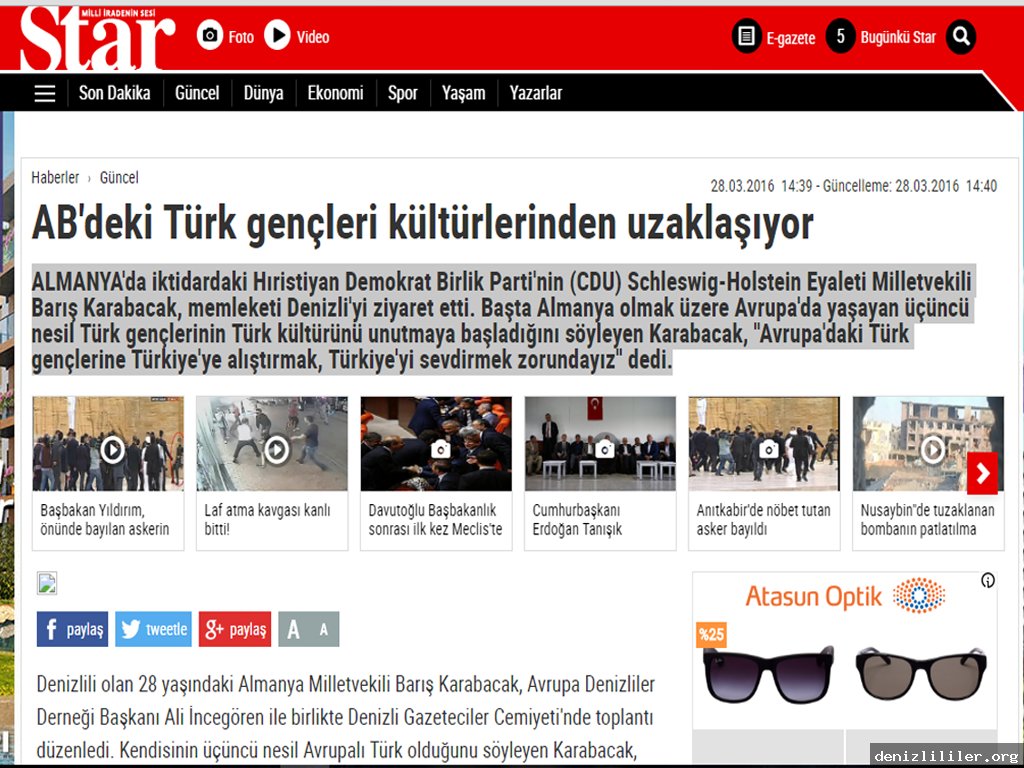 Star - AB'deki Türk gençleri kültürlerinden uzaklaşıyor