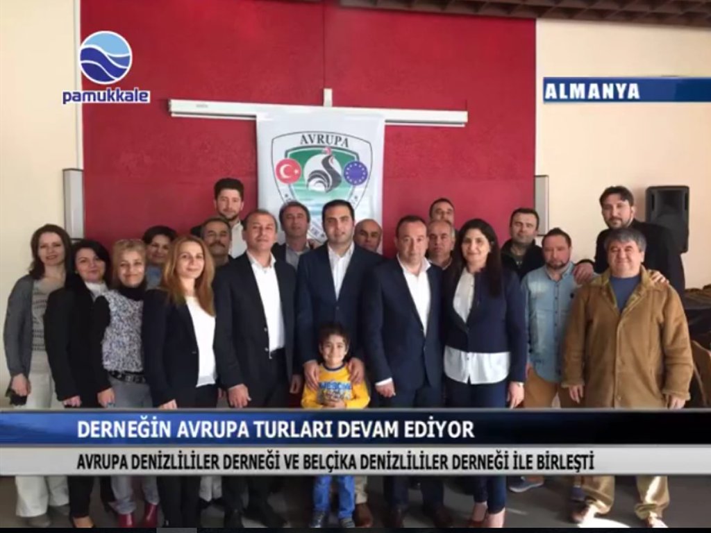 Pamukkale TV -  Avrupa Denizlililer Dernegi e.V. ile ‪ Belçika‬ Denizlililer Derneği 23 Nisanı kutladı 